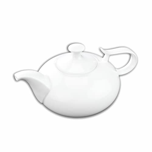 Wilmax | OLIVIA Teekanne | Porzellan-Teekanne | Fassungsvermögen: 450 ml | Kanne für Kaffee und Tee | Elegant | Kratzfest | Für die Spülmaschine und Mikrowelle | Ergonomisch | Weiß Wilmax | OLIVIA Teekanne | Porzellan-Teekanne | Fassungsvermögen: 450 ml | Kanne für Kaffee und Tee | Elegant | Kratzfest | Für die Spülmaschine und Mikrowelle | Ergonomisch | Weiß von Wilmax England