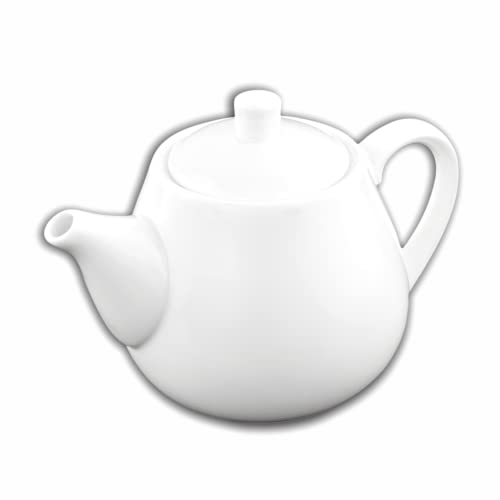 Wilmax | OLIVIA Teekanne | Porzellan-Teekanne | Für Kaffee | Für Tee | Elegant | Kratzfest | Für die Spülmaschine | Für die Mikrowelle | Ergonomisch | Fassungsvermögen: 1000 ml von Wilmax England