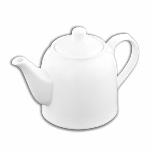 Wilmax | OLIVIA Teekanne | Porzellan-Teekanne | Für Kaffee | Für Tee | Elegant | Kratzfest | Für die Spülmaschine | Für die Mikrowelle | Ergonomisch | Fassungsvermögen: 900 ml von Wilmax England