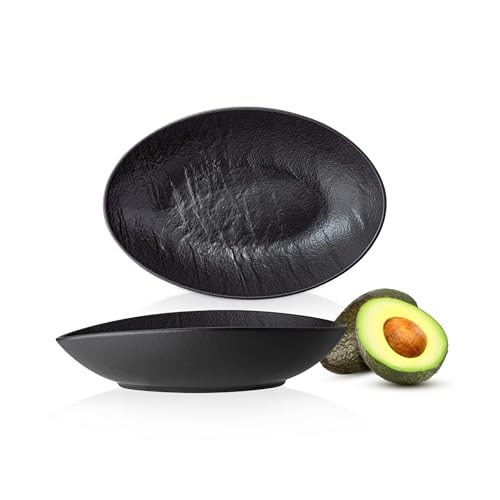 Wilmax | Schale | Schwarz | Porzellan | Für eine Vielzahl von Gerichten | Backofengeeignet | Spülmaschinenfest | Natursteinimitat | Widerstandsfähig | Handglasiert | Ideal als Set Wilmax | Schale | Schwarz | Porzellan | Für eine Vielzahl von Gerichten | Backofengeeignet | Spülmaschinenfest | Natursteinimitat | Widerstandsfähig | Handglasiert | Ideal als Set von Wilmax England