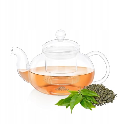 Wilmax | Teekanne Glas mit Siebeinsatz | 1550 ML | Teapot | Teezubereiter für losen Tee | Glaskanne für Teeblumen | Kanne mit Deckel & Sieb aus Glas | Spülmaschinenfest | Tropffrei Wilmax | Teekanne Glas mit Siebeinsatz | 1550 ML | Teapot | Teezubereiter für losen Tee | Glaskanne für Teeblumen | Kanne mit Deckel & Sieb aus Glas | Spülmaschinenfest | Tropffrei von Wilmax England
