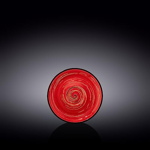Wilmax WL-669233/B Porzellan Untertasse, Rot, 11cm Durchmesser Wilmax WL-669233/B Porzellan Untertasse, Rot, 11cm Durchmesser von Wilmax England