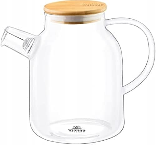 Wilmax WL-888817/A Borosilikatglas Teekanne mit Glasfilter, 800mL Kapazität von Wilmax England