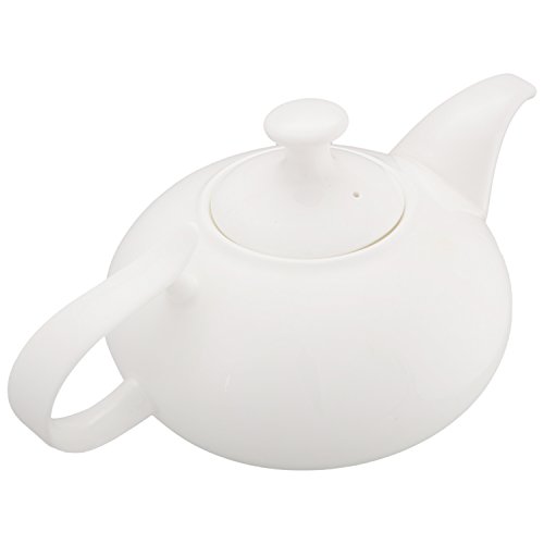 Wilmax WL-994000/1C Porzellan Teekanne, Weiss, 1150mL Kapazität von Wilmax England