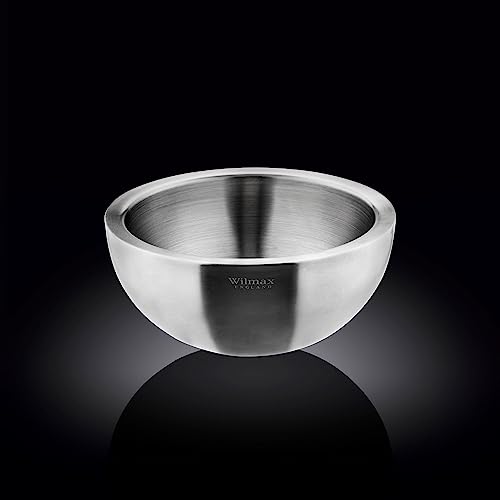 Wilmax WL-553003/A Doppelwandige Servierschale aus Edelstahl, 1300mL Kapazität Wilmax WL-553003/A Doppelwandige Servierschale aus Edelstahl, 1300mL Kapazität von Wilmax England