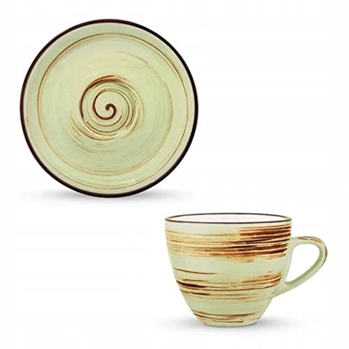 Wilmax WL-669136/A Porzellan Tasse, Pistazie, 300mL Kapazität von Wilmax England