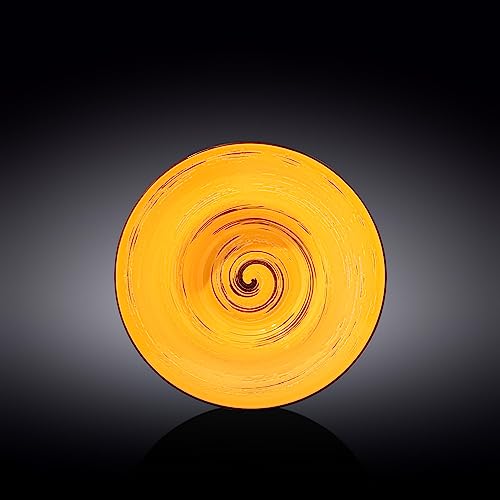 Wilmax WL-669423/A Porzellan Tiefe Platte, Gelb, 22.5cm Durchmesser, 1100mL Kapazität von Wilmax England