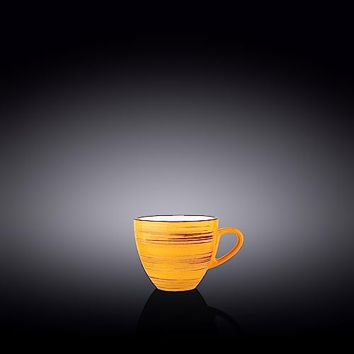 Wilmax WL-669433/A Porzellan Tasse, Gelb, 75mL Kapazität von Wilmax England