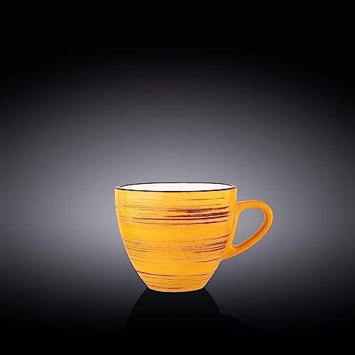 Wilmax WL-669436/A Porzellan Tasse, Gelb, 300mL Kapazität Wilmax WL-669436/A Porzellan Tasse, Gelb, 300mL Kapazität von Wilmax England
