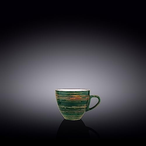 Wilmax WL-669533/A Porzellan Tasse, Grün, 75mL Kapazität Wilmax WL-669533/A Porzellan Tasse, Grün, 75mL Kapazität von Wilmax England