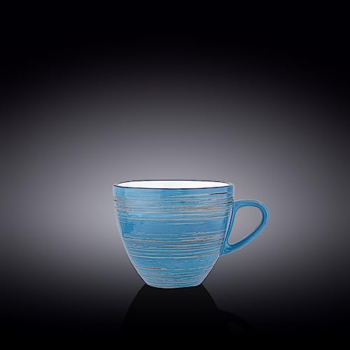 Wilmax WL-669636/A Porzellan Tasse, Blau, 300mL Kapazität von Wilmax England