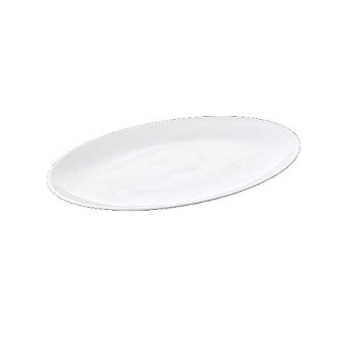 Wilmax WL-992021/A Porzellan Ovale Platte, Weiss, 25.5cm Länge von Wilmax England