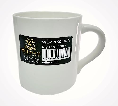 Wilmax WL-993040/A Porzellan Becher, Weiss, 350mL Kapazität von Wilmax England