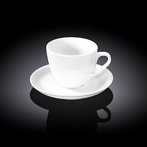 Wilmax WL-993175/AB Porzellan Teetassen- und Untertassen-Set, Weiss, 190mL Kapazität Wilmax WL-993175/AB Porzellan Teetassen- und Untertassen-Set, Weiss, 190mL Kapazität von Wilmax England