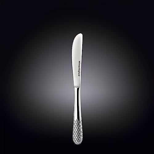 Wilmax WL-999205/6C Dessertmesser aus Edelstahl, 20.5cm Länge, 6 Stück von Wilmax England