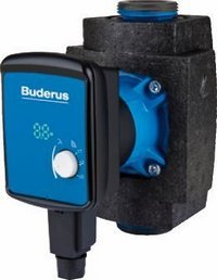 Buderus Hocheffizienz Heizungspumpe BUE-Plus 25/1-6 Logafix, Schwarz-Blau, Inline, Guß (Eisen) und Polypropylen, Heizungspumpe, Pumpe, 180 mm, 25-60, 1-6, 180mm von Wilo