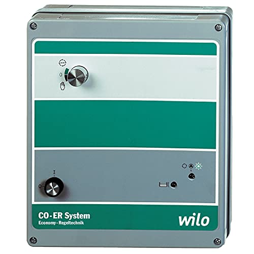 Steuergerät für 1 Pumpe, Modell ER-1, 3 Phasen, 380/400 V, 50 Hz, 10 A, IP54, 12 x 30 x 40 cm, grau/grün (Referenz: 2514754) von Wilo