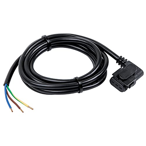 Winkelverbinder für Pumpenmontage in reduzierten Abmessungen, Kabel H05VV-F, 2 Meter, 200 x 1,5 x 1,5 cm, schwarz (Referenz 4150229) von Wilo