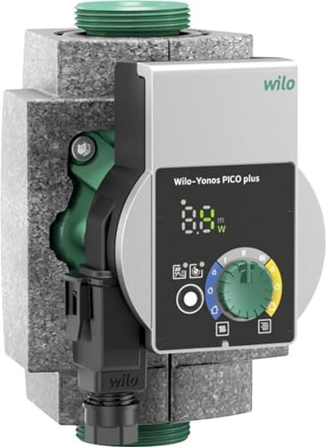 Wilo-Yonos PICO plus 15/1-6, Hocheffiziente Heizungspumpe, Nassläufer-Umwälzpumpe, Baulänge 130mm von Wilo