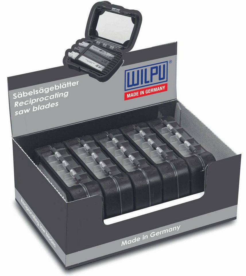 Wilpu Sägeblatt WILPU Display 2-K Box Recipro Säbelsägeblatt-Sortiment Metall von Wilpu