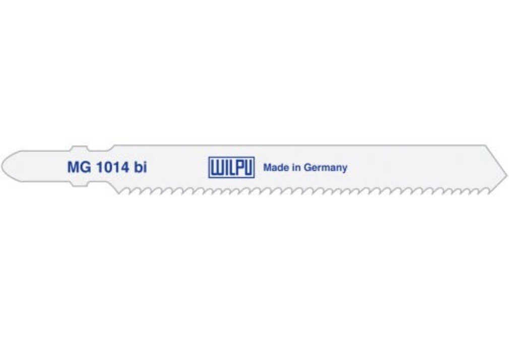 Wilpu Sägeblatt WILPU Stichsägeblatt MG 1014 bi mit Einnockenschaft- / T-Schaft, 5 Stück von Wilpu