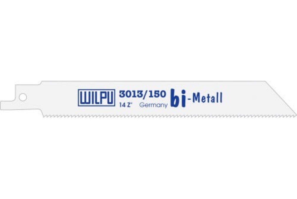 Wilpu Sägeblatt Wilpu 5 Säbelsägeblätter für Metall 150x19x0,9mm Z14 von Wilpu