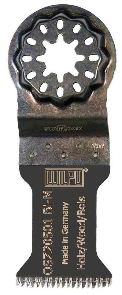 Wilpu Sägeblatt Wilpu Oszillierende Sägeblätter Bi-Metall 50x35mm, 5 St. von Wilpu