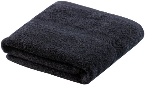 Wilson Gabor Frottee-Saunatuch: Duschtuch aus Baumwoll-Frottee 140 x 70 cm, schwarz (Saunatuch Baumwolle, Handtücher, Dusche) von Wilson Gabor
