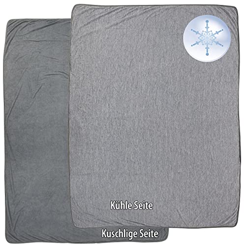 Wilson Gabor Microfaser Decke: 2in1-XL-Mikrofaser-Decke mit kühler und kuschliger Seite, 150 x 200 cm (Sommerdecke, Mikrofaserdecke, Matratzenauflage) von Wilson Gabor