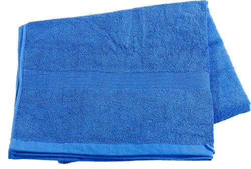 Wilson Gabor Sport-Sauna-Tuch: Saunatuch aus Baumwoll-Frottee 220 x 90 cm, blau (Badehandtuch, Duschtuch, Strandtuch) von Wilson Gabor