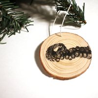 Oktopus Ornament, Okto Tentakel Rustikale Holz Wildtier Tier Geschenk von WilsonPrintPress