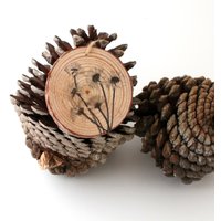 Wildblumen Ornament, Pflanzen Natur Rustikal Holz Blumen Gärtner Geschenk, Einzigartiges Geschenk von WilsonPrintPress