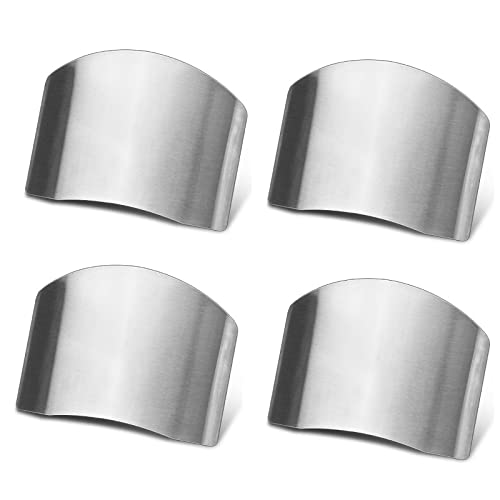 4 Stück Edelstahl Fingerschutz Finger Schutz Küchen-Fingerschutz Sichere Messer Schutz/ 304 Slicing Cutting Schutz Küchenwerkzeug zum Würfeln und Schneiden in Küchen zum Schutz Ihrer Finger 4 Stück Edelstahl Fingerschutz Finger Schutz Küchen-Fingerschutz Sichere Messer Schutz/ 304 Slicing Cutting Schutz Küchenwerkzeug zum Würfeln und Schneiden in Küchen zum Schutz Ihrer Finger von Wilsonzin