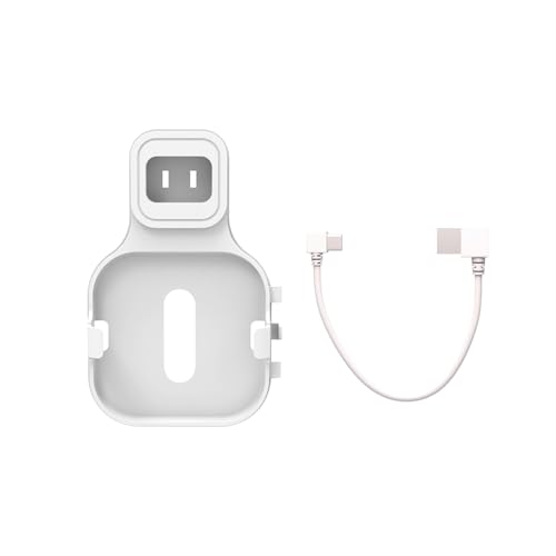 Wilsonzin Steckdosen-Wandhalterung für Blink Sync Module XR,Halterung für Blink-Sync-Kamera, platzsparend und einfach zu bewegen,Halterung für Blink Außen- und Innenüberwachung mit Kabel (weiß) von Wilsonzin
