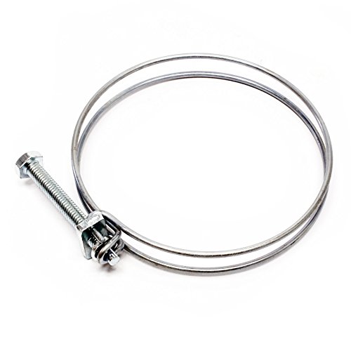 Wiltec Drahtschlauchschelle W1 98-105mm 2,2mm M8x40 aus verzinktem Stahl Schlauchschelle für Schlauchtüllen, Gewinde- und Rohrenden Wiltec Drahtschlauchschelle W1 98-105mm 2,2mm M8x40 aus verzinktem Stahl Schlauchschelle für Schlauchtüllen, Gewinde- und Rohrenden von Wiltec