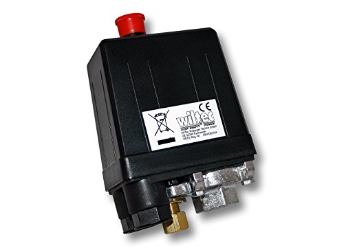 Druckschalter SK-8 230V 1-phasig Druckwächter für Kompressor Luftkompressor von Wiltec