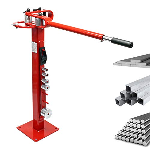 Kompaktes Biegegerät mit Fuß Biegemaschine für Flachstahl, Rundstahl & Vierkantstahl von Wiltec