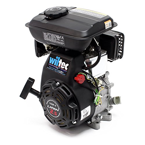 LIFAN 152 Benzinmotor 1,8kW (2,45PS) 4-Takt 15mm luftgekühlt 1 Zylinder Handstarter von Wiltec