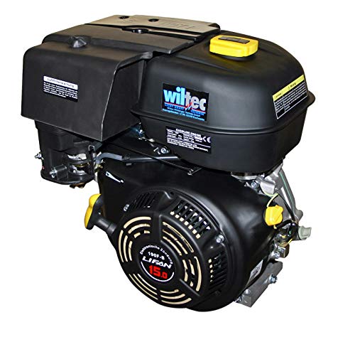 LIFAN 190 Benzinmotor 10 kW 15 PS 25,4 mm 420 ccm mit Handstarter von Wiltec