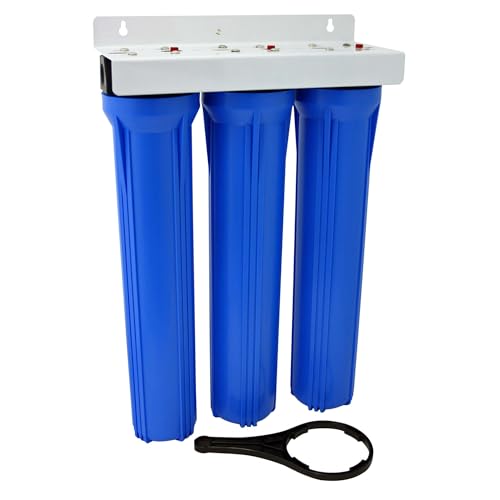 NW-BRK03 3-stufiger Wasserfilter 20Zoll-508mm 5µ Sedimentfilter Aktivkohle Block Aktivkohle Granulat von Naturewater