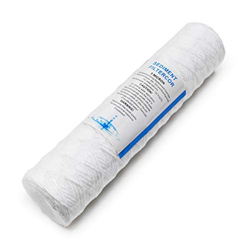 Naturewater PPW-10A Sedimentfilter 10 Zoll (254 mm) 5 µ Ersatz Wasserfilter, Umkehrosmose Filter, Ersatz Filterkartusche Naturewater PPW-10A Sedimentfilter 10 Zoll (254 mm) 5 µ Ersatz Wasserfilter, Umkehrosmose Filter, Ersatz Filterkartusche von Naturewater