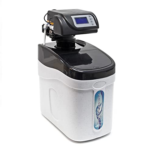 Wiltec SOFT-C1 Wasserenthärtungsanlage, Wasserentkalkung mit 500 l/h, Entkalkungsanlage mit Ionentauscher, Wasserenthärter mit 10 l Soletank von Wiltec