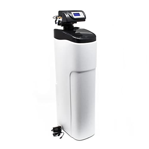 Wiltec SOFT-D Wasserenthärtungsanlage, Wasserentkalkung mit 1000 l/h, Entkalkungsanlage mit Ionentauscher, Wasserenthärter mit 30 l Soletank von Wiltec