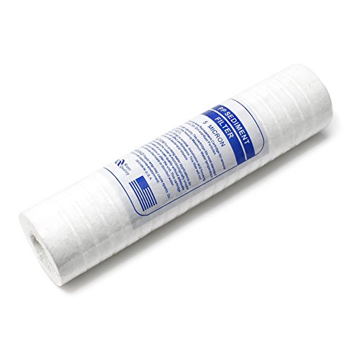Naturewater PP-10B 5 µ PP Sedimentfilter Kartusche 254 mm (10 Zoll), gerillt, Wasserfilter Kartusche, Filterpatrone für Trinkwasser Umkehrosmoseanlage Naturewater PP-10B 5 µ PP Sedimentfilter Kartusche 254 mm (10 Zoll), gerillt, Wasserfilter Kartusche, Filterpatrone für Trinkwasser Umkehrosmoseanlage von Naturewater