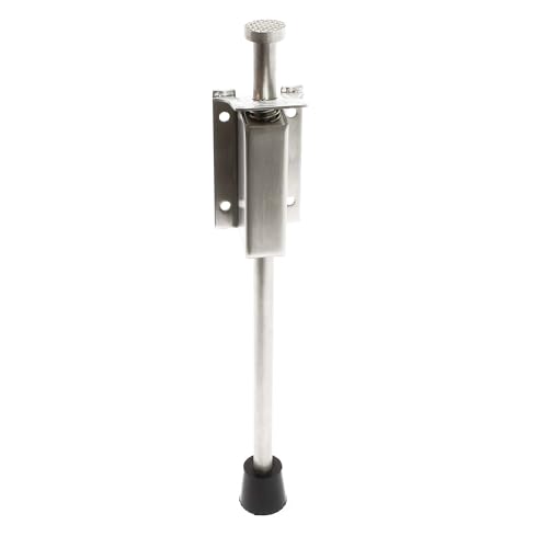 Pedal Türstopper 118-146 mm Edelstahl Türfeststeller Bodentürstopper Türbremse von Wiltec