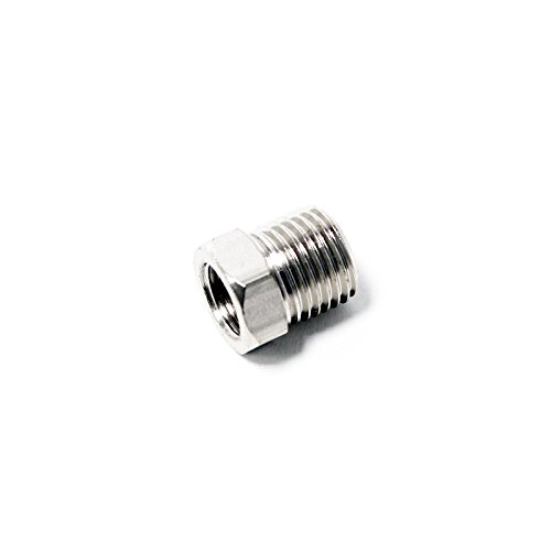 Airbrush Adapter Reduzierstück 9,51 mm (1/8") IG 12,91 mm (1/4") AG Luftschlauch von Wiltec