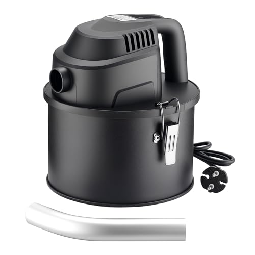 Wiltec Aschesauger 600 W, tragbarer Aschestaubsauger 4 l Fassungsvermögen, Staubsauger für Asche mit HEPA-Filter, effizienter Kaminsauger von Wiltec