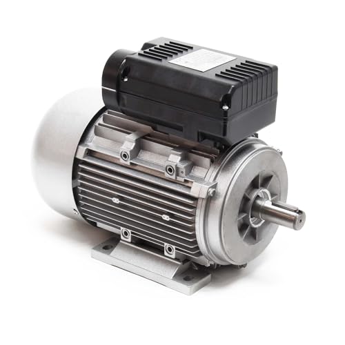 Wiltec Elektromotor 230 V 2,2 kW (3 PS) 1-phasig 2-polig E-Motor mit Anlaufkondensator 2850 U/min und Aluminiumwicklung von Wiltec