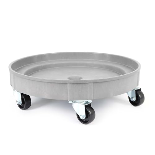 Wiltec Fassroller bis 400 kg, robuster Transportroller Ø 60 cm, Fasswagen mit Lenkrollen, Transporthilfe mit Rollen, Schwerlast Rollbrett für Fässer Wiltec Fassroller bis 400 kg, robuster Transportroller Ø 60 cm, Fasswagen mit Lenkrollen, Transporthilfe mit Rollen, Schwerlast Rollbrett für Fässer von Wiltec