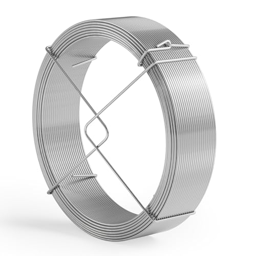 Wiltec Gartendraht Ø 1,5 mm, Wickeldraht 50 m, Bindedraht Stahl verzinkt, Pflanzendraht mit Abrollspinne, flexibler Basteldraht vielseitig Wiltec Gartendraht Ø 1,5 mm, Wickeldraht 50 m, Bindedraht Stahl verzinkt, Pflanzendraht mit Abrollspinne, flexibler Basteldraht vielseitig von Wiltec